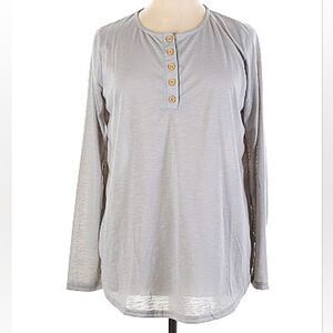 Simply southern size small gray long sleeve Henley